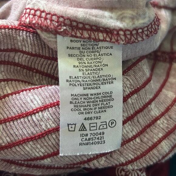 ⭐️ Ann Taylor Loft Beach Print Cute Summer Strapless‎ Smocked Romper Size Small - Picture 5 of 5